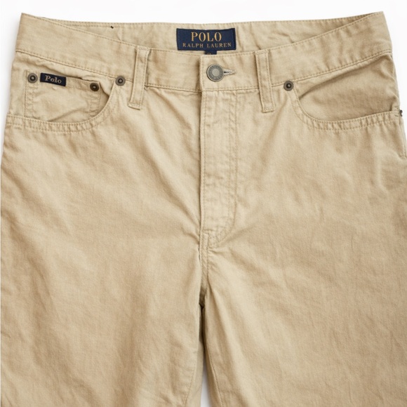 Polo Ralph Lauren Boys Khaki Pants Size 20 Straight Leg Cotton - Picture 2 of 6